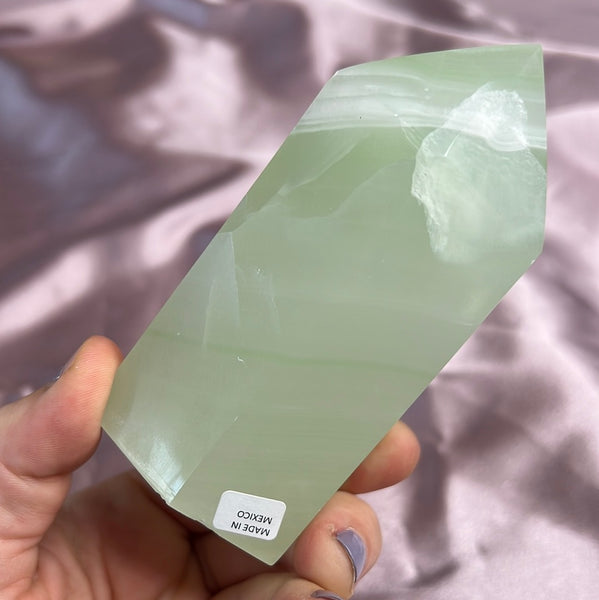 Green Calcite Tower - E