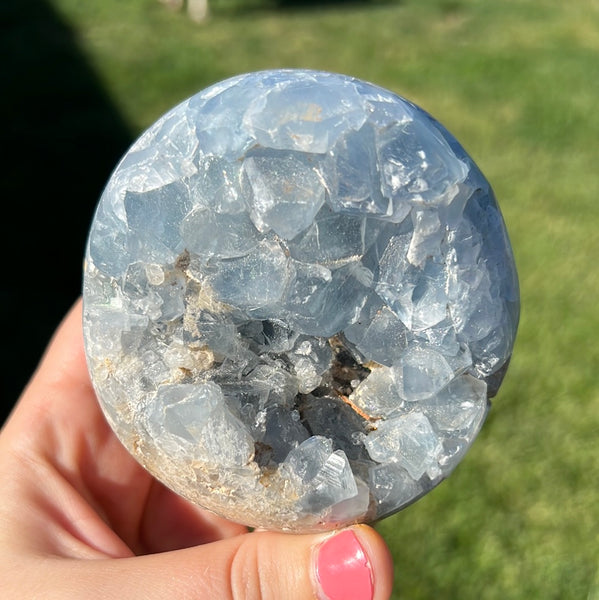 Blue Celestite Sphere