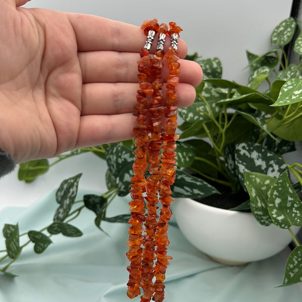 Carnelian Chip Necklace