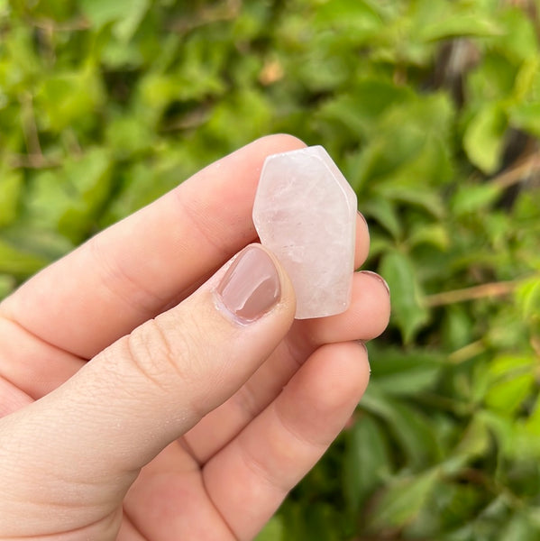 Mini Rose Quartz Coffin