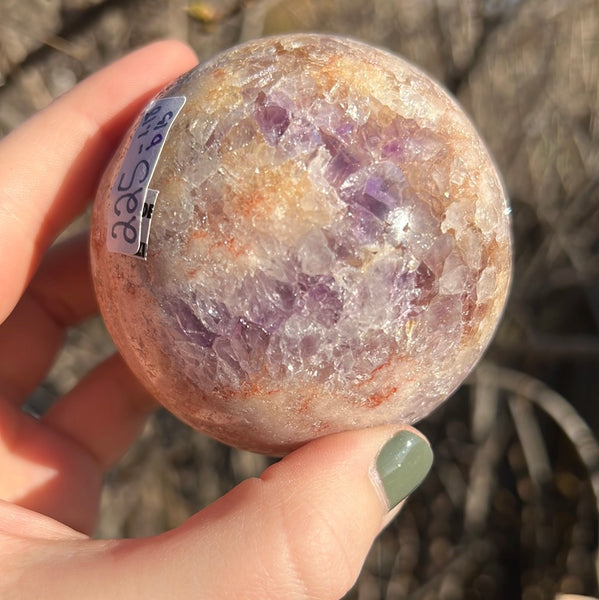 Pink Amethyst Sphere - B