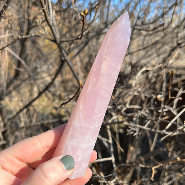 Lavender Rose Quartz Towers