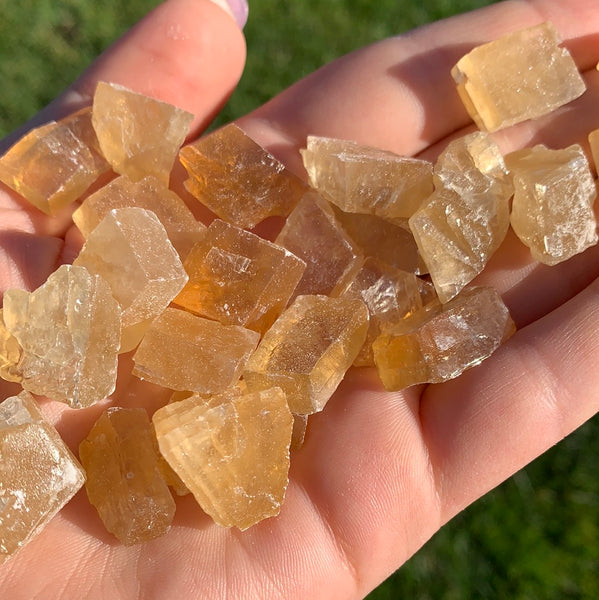 Raw/Rough Honey Calcite