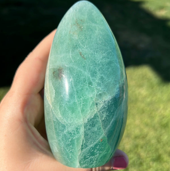 Green Fluorite Freeform - E