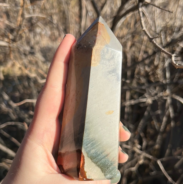 Polychrome Jasper Tower - E