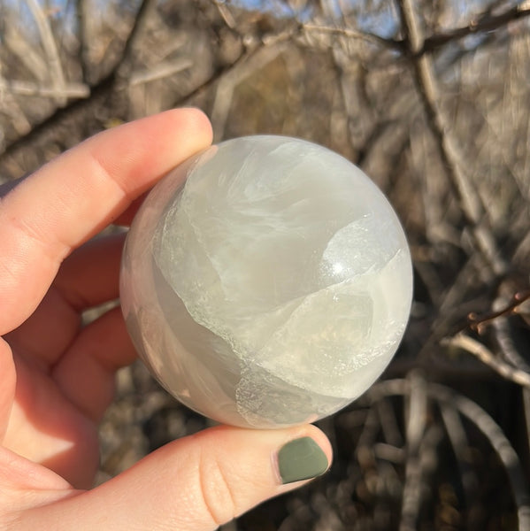 Lavender Fluorite Sphere