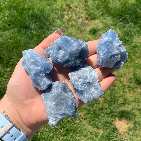 Rough/Raw Blue Calcite