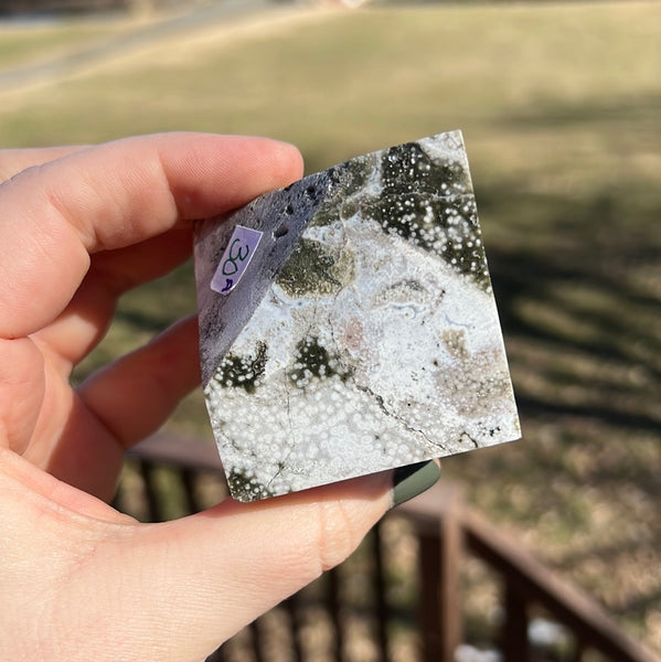 Ocean Jasper Cube - A