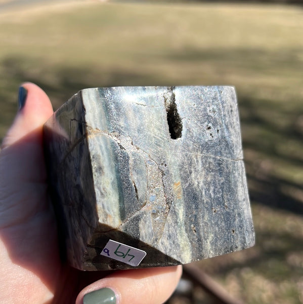 Ocean Jasper Cube - B