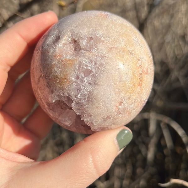 Pink Amethyst Sphere - B