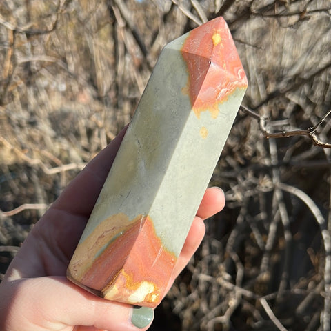 Polychrome Jasper Tower - C