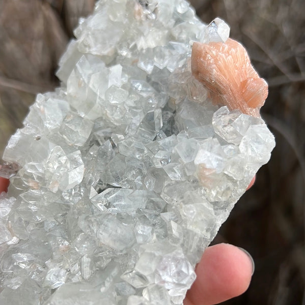 Apophyllite & Stilbite Cluster