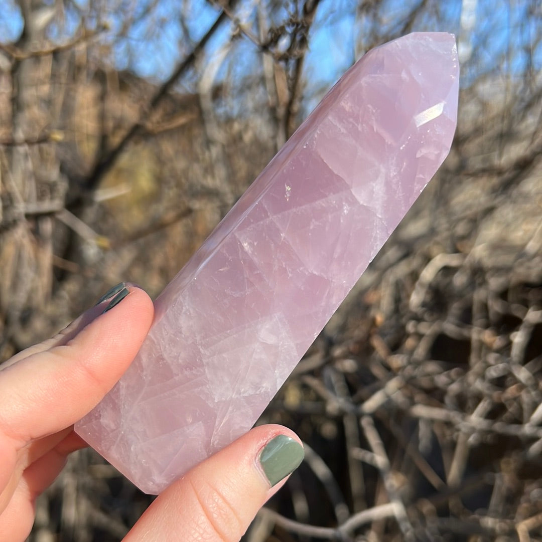 Lavender Rose Quartz Towers