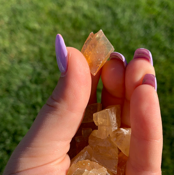 Raw/Rough Honey Calcite