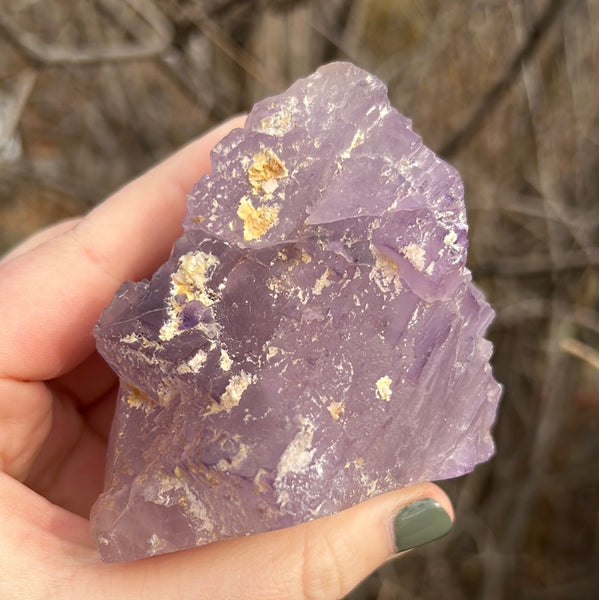 Purple Cubic Fluorite