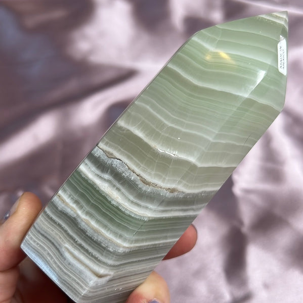 Green Calcite Tower - D