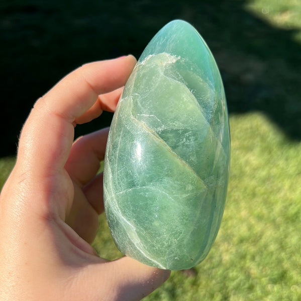 Green Fluorite Freeform - E