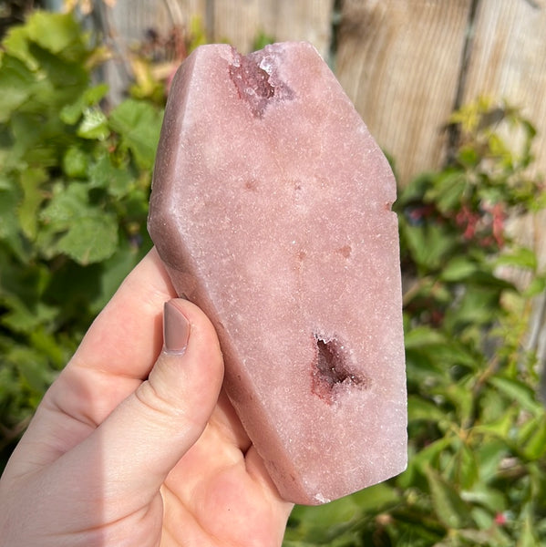 Pink Amethyst Coffin