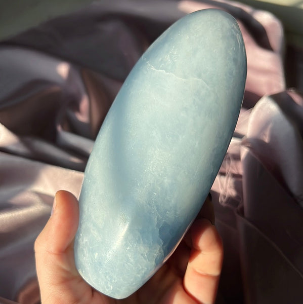 Blue Calcite Freeform - A