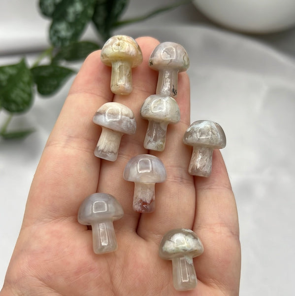 Flower Agate Mushroom