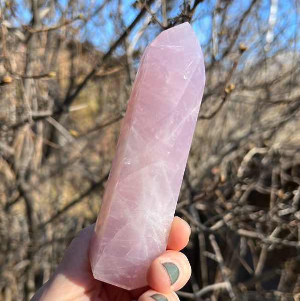 Lavender Rose Quartz Towers