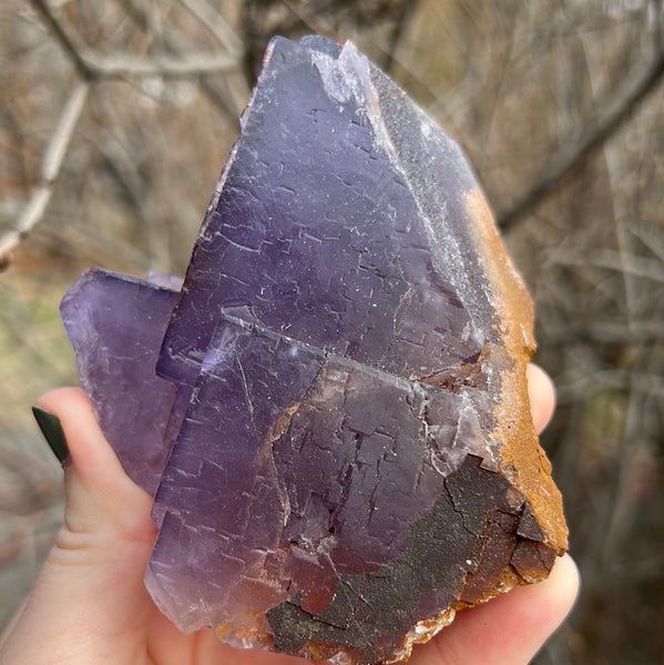 Purple Cubic Fluorite