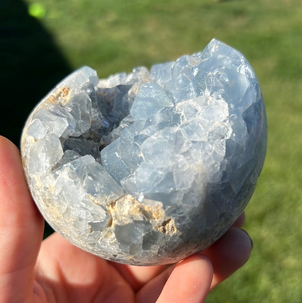 Blue Celestite Sphere