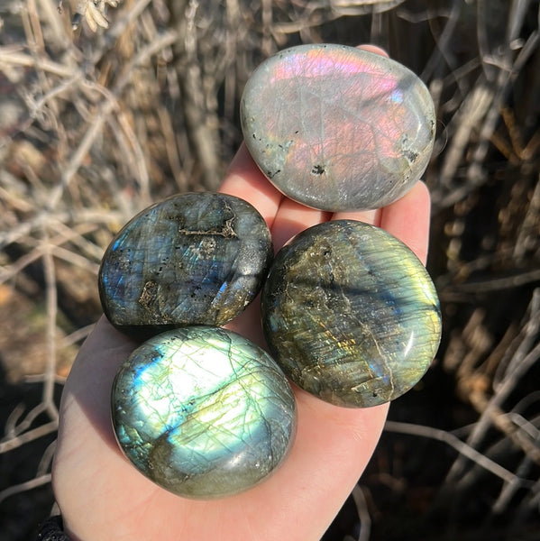 Labradorite Palm Stones