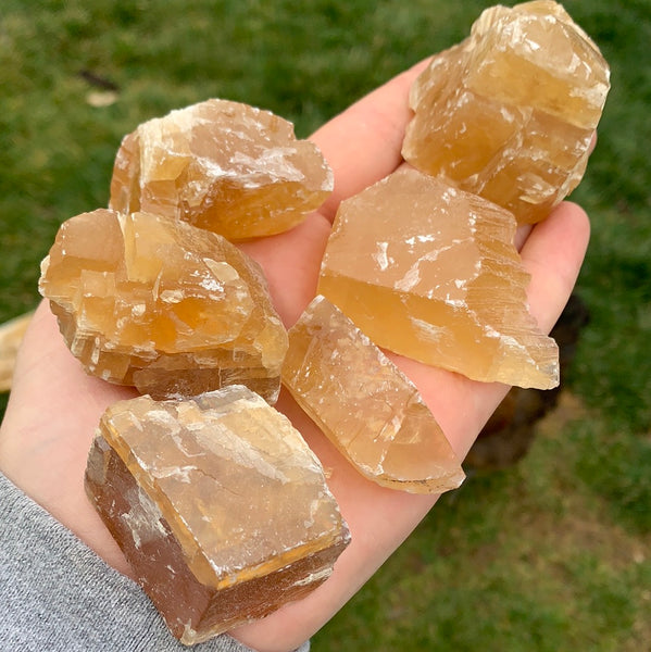 Raw/Rough Honey Calcite