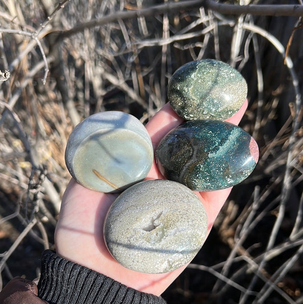 Ocean Jasper Palm Stones