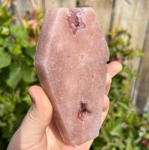 Pink Amethyst Coffin