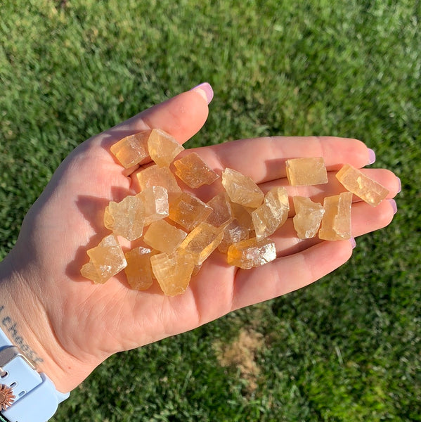 Raw/Rough Honey Calcite