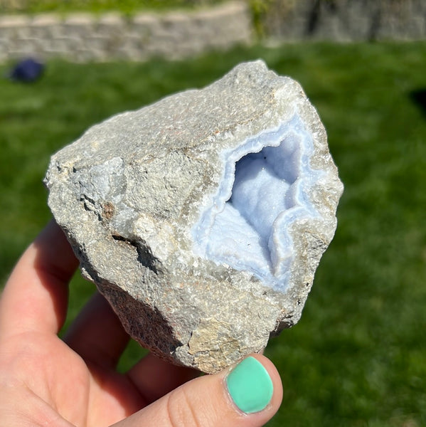 Raw Blue Lace Agate - 3