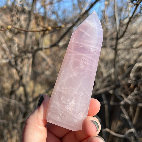 Lavender Rose Quartz Towers