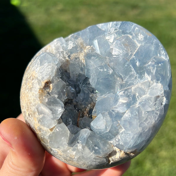 Blue Celestite Sphere