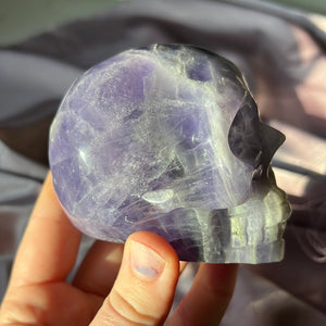 Large Fluorite Skull - B