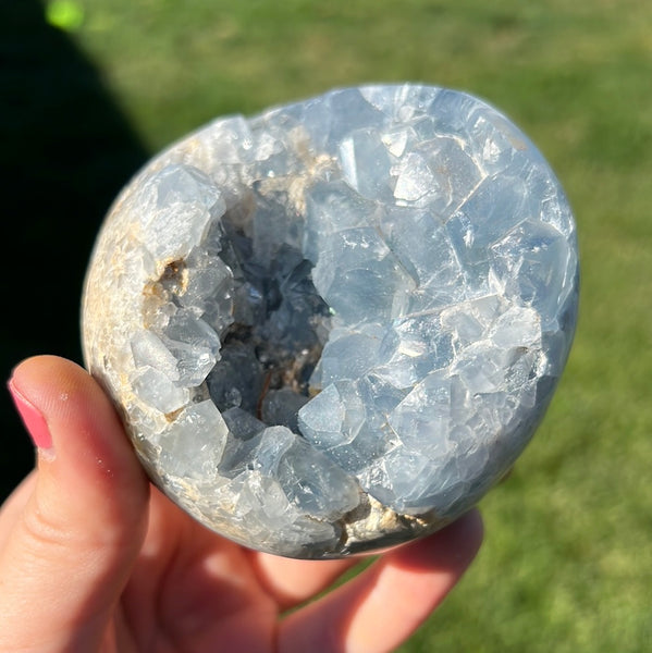 Blue Celestite Sphere