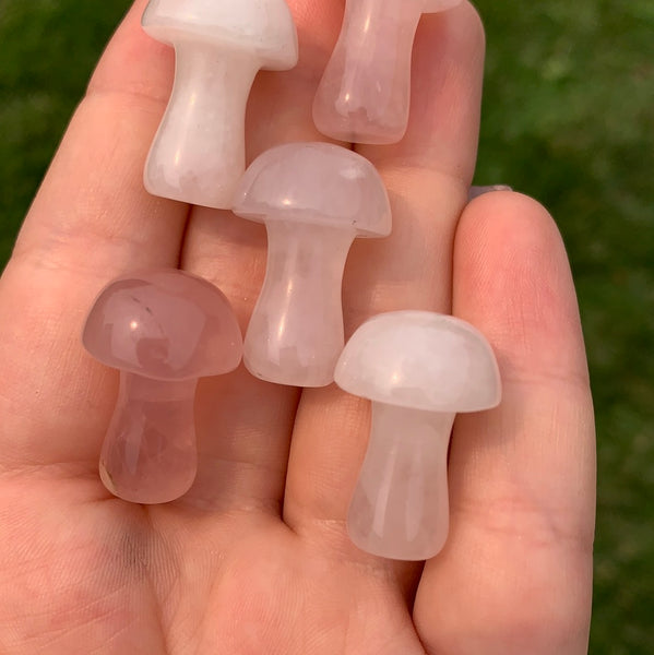 Rose Quartz Mushroom