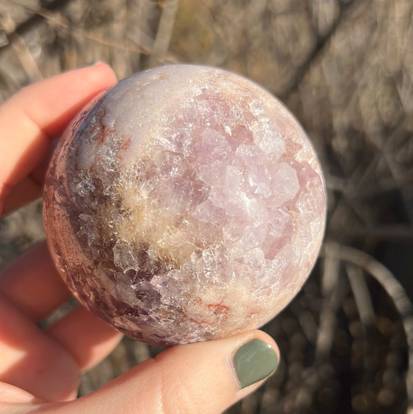 Pink Amethyst Sphere - B