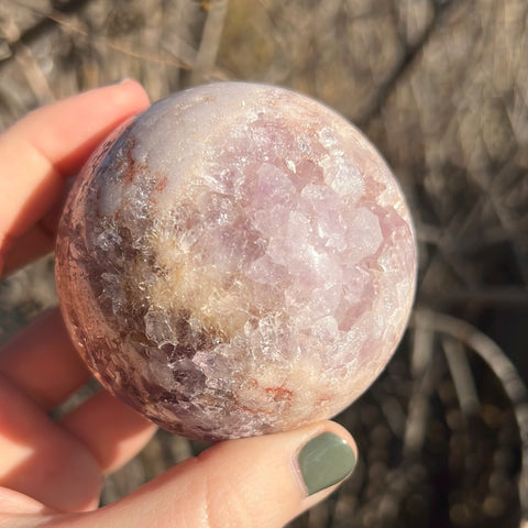 Pink Amethyst Sphere - B