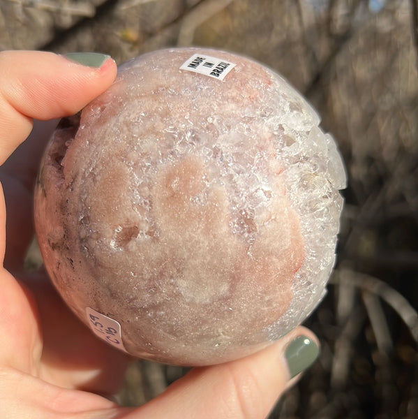 Pink Amethyst Sphere - C