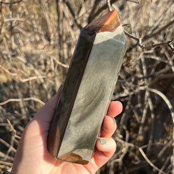 Polychrome Jasper Tower - B