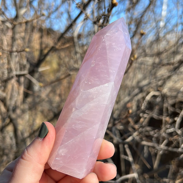 Lavender Rose Quartz Towers