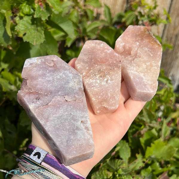 Pink Amethyst Coffin