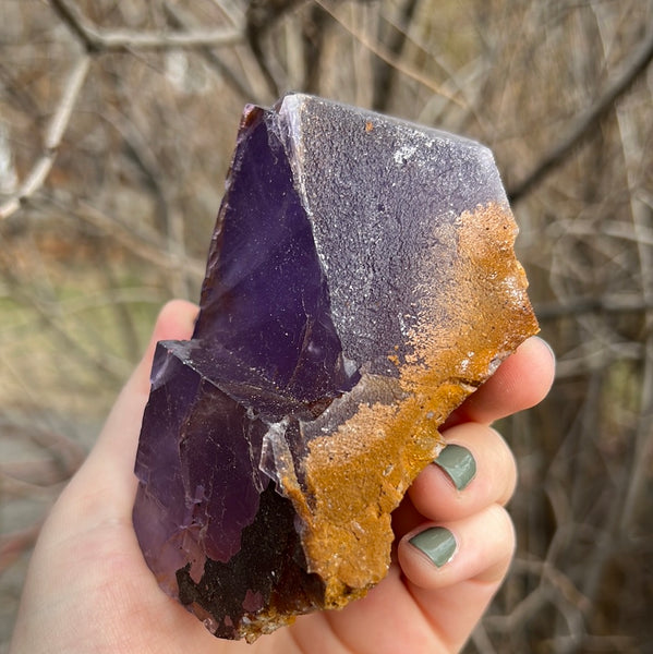 Purple Cubic Fluorite